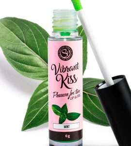Brillant à lèvres menthe vibrant