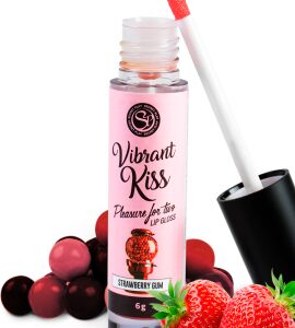 Brillant à lèvres couleur fraise gum