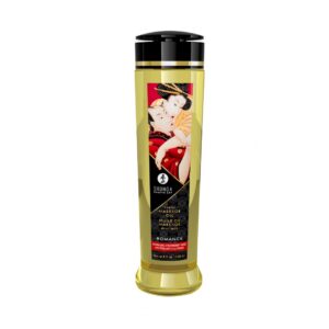 Huile de massage érotique vin pétillant fraise