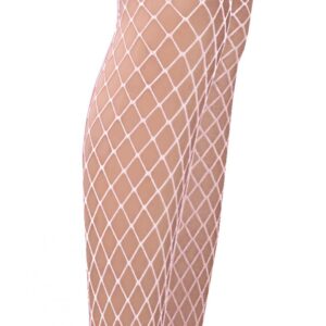 Collants résille blancs
