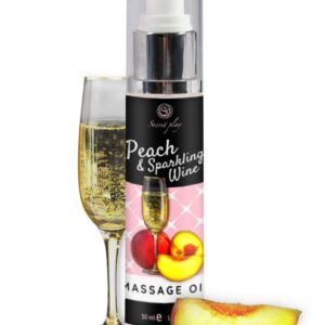 Huile de massage Pêche et Vin pétillant 50 ml