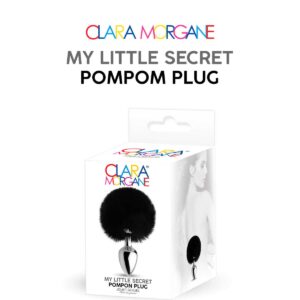 Plug en pompon noir