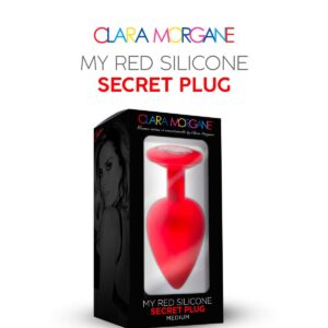 Bouchon en silicone rouge moyen
