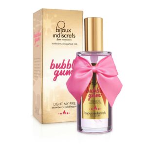 Huile de massage chauffante Bubblegum