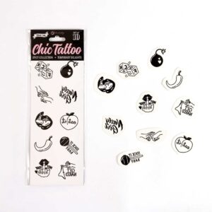 Tatouages temporaires épicés pack de dix