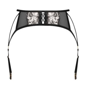 Porte-jarretelles noir femme