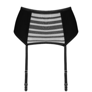 Porte-jarretelles noir Lune Bellis