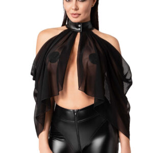 Bolero en velours noir